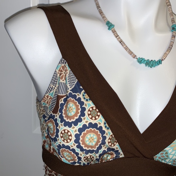 Tempted Sleeveless Tie-Back Top. Sz. S - Picture 4 of 9